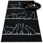 ORIGINAL THEME CARPETS 'FLASH' Cats black KID'S Print Area CHEAP Rugs Carpet