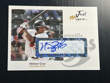2005 Just Autographs Signatures #11 Nelson Cruz/625 *