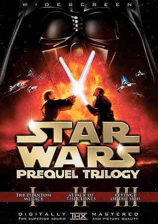 Star Wars Prequel Trilogy (DVD, 2008, 6-Disc Set, Checkpoint Sensormatic Widescreen)