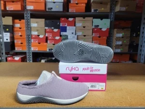 Ryka Echo Knit Mules Women Shoes Indoor/Outdoor Purple A457368 Multiple Sizes - Picture 1 of 5