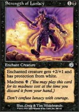 German Strength of Lunacy ~ Near Mint Torment Foreign MTG Magic UltimateMTG Blac