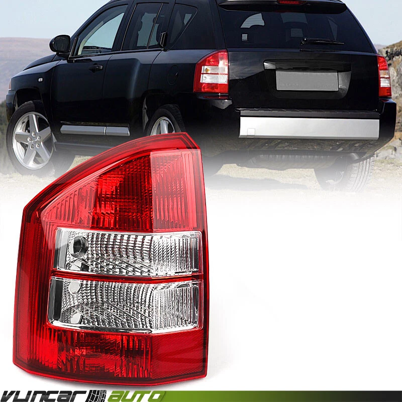 For 2007-2010 Jeep Compass Break Red Tail Light Lamp Driver Side LH 5303879AD Foto 1 de 4