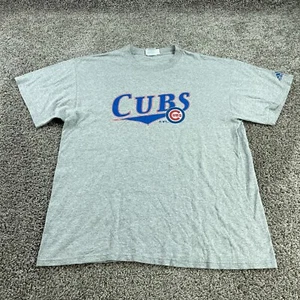 Vintage 90s Chicago Cubs Shirt Mens Large Adidas Made in USA - Picture 1 of 8