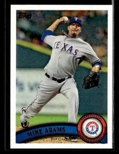 2011 Topps Update #US292 Mike Adams Card Texas Rangers - Picture 1 of 2
