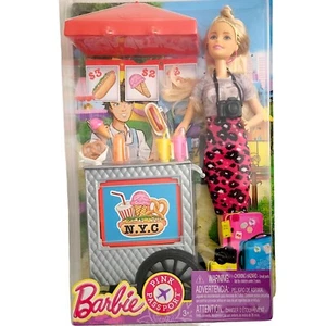 2017 Barbie - rosa Passpapuppe und Wagen NYC (New York City) Mattel neu selten! - Bild 1 von 12