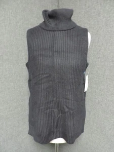 Abercrombie & Fitch Knitted Sleeveless Top Navy UK S RRP £44 LN028 GG 10 - Picture 1 of 5