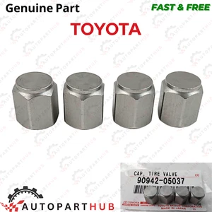 Genuine Toyota Lexus SI350 Aluminum Tire Valve Stem Cap Set Of 4 OEM 9094205037 - Picture 1 of 17