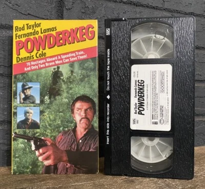 Powderkeg VHS, World Vision Home Video Rare Vintage Movie 1914 Stutz Bearcat - Image 1 of 4