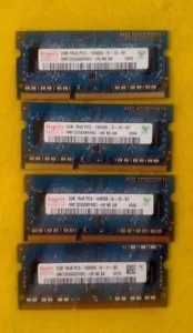 LOT OF 4: HYNIX 2GB 1Rx8 PC3-10600S-9 HMT325S6 N0 AA Memory - Picture 1 of 2