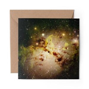 1 x Blank Greeting Card Space Nebula Galaxy Stars #2127
