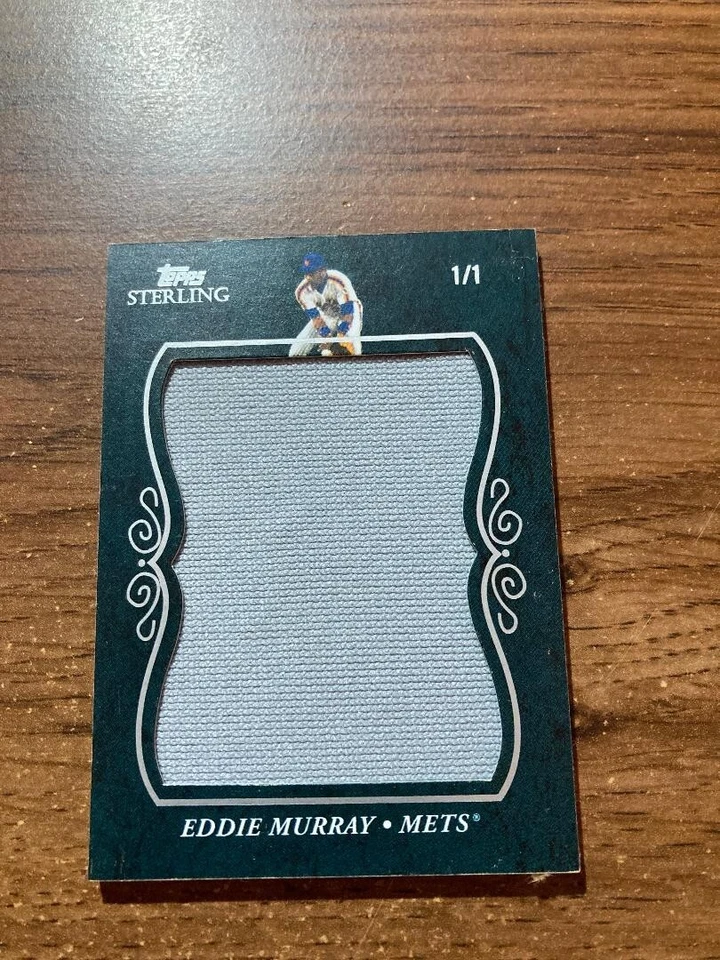 2008 Topps Sterling Jumbo Patch #JSEMM1 Eddie Murray Mets (1/) - Image 1 of 1
