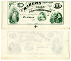 US Virginia Richmond $100 VA195G10 (1860s) Traders Bank **Uncut** UNC