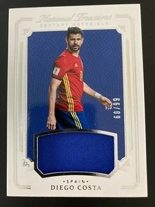 2018 Panini National Treasures Century Materials Jersey Diego Costa ed/99 SPAIN - Bild 1 von 2