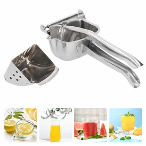 Frucht Saftpresse Manuell Orange Lemon Extractor Handpresse Entsafter Edelsta - Bild 1 von 12