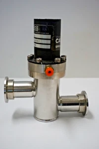 MDC Vaccum Pneumatic Valve AMAT Inline Angle 321053 3870-016363 96-68582 - Picture 1 of 8