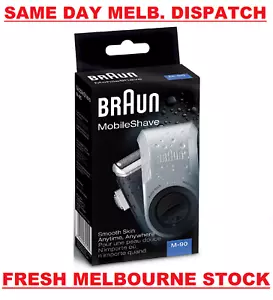 Braun Mens Mobile Shaver Precision Trimmer M-90 Washable Travel Battery Operated - Picture 1 of 7