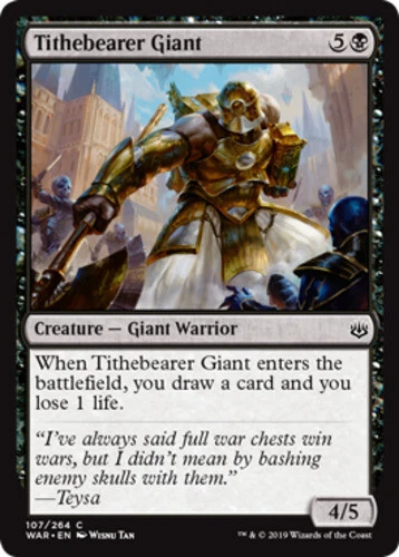 x1 Tithebearer Giant - War Of The Spark - NM - MTG - Image 1 of 1