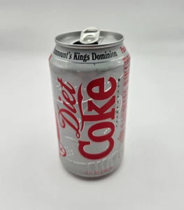 Diet Coke Paramount's Kings Dominion Carowinds Empty 12oz Soda Can - Picture 1 of 6