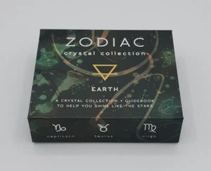 Terra: Collezione Zodiac Crystal - 5 Pietre + Sacchetto Portaoggetti - Foto 1 di 5