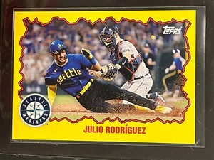 2023 Topps TBT  1990 Robocop #110  Julio Rodriguez Seattle VARIATION SP