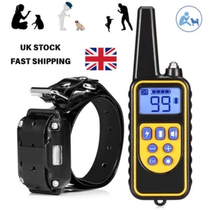 800M Remote Anti Bark Collar Rechargeable - Dog Training Static Correction w/LCD - Picture 1 of 13
