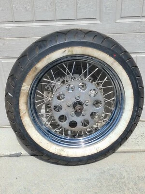 1989 Harley Sportster XL 883 1200 Rear Wheel - Image 1 of 4
