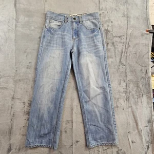 Vintage Avirex Jeans Mens 30/27 Faded Straight Leg Skate Grunge Embroidered - Picture 1 of 11
