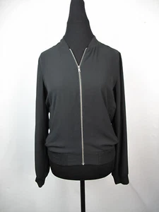ARITZIA BABATON BOMBER STYLE SCHWARZ JACKE TASCHEN GEFÜTTERT ELASTISCH BLK Gr. S (JJ) - Bild 1 von 8