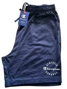 NEW CHAMPION MENS GRAPHIC JERSEY SHORTS | Navy | Size XL - Picture 1 of 2