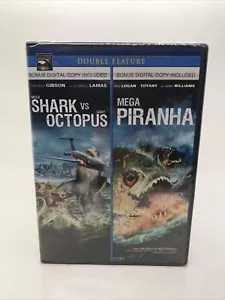 Mega Shark vs. Giant Octopus/Mega Piranha (DVD, 2010). Brand New Sealed! - Foto 1 di 3