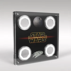 Star Wars 50p 4 Coin Acrylic Display Stand - Picture 1 of 4
