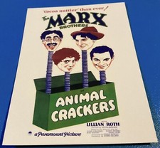 2009 BREYGENT CLASSIC VINTAGE MOVIE POSTERS #52 ANIMAL CRACKERS MARX BROTHERS