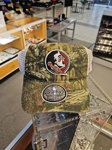Floida State Seminols Zephyr Camoflage Trucker Hat - Picture 1 of 4