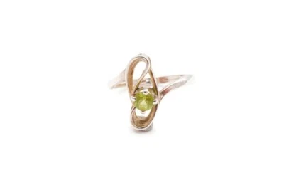 Sterling Silver 925 Peridot Ring Size 6.75 - Image 1 of 4