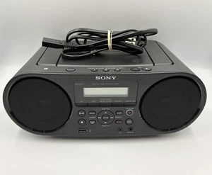 Sistema de audio personal Sony ZS-RS60BT Bluetooth, radio, CD, altavoz estéreo probado - Imagen 1 de 9