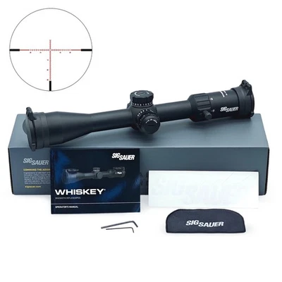 SIG SAUER Whiskey 4 4-16x44mm Riflescope illuminated Reticle FFP Scope -SOW44002