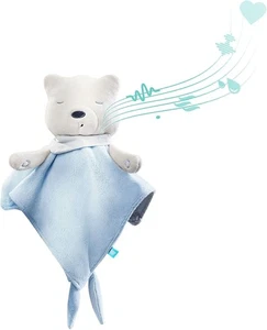 myHummy Schlafhilfe Baby Doudou Basic Blau Weiß Rauschen Baby beruhigend - Bild 1 von 6
