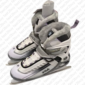 Fila Bond Ice Lady Damen Schlittschuhe – Größe 41, Softboot, Edelstahlkufe, Weiß - Bild 1 von 8