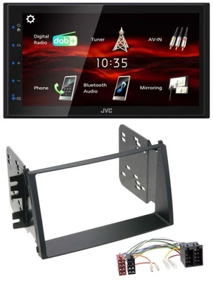JVC USB Bluetooth MP3 DAB 2DIN Autoradio für Kia Soul (AM, 2008-2011) - Bild 1 von 4