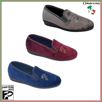 Pantofole Donna Chiuse Patrizia Azzi CA1013 100% Made in Italy - Image 1 of 4