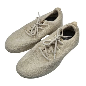 Allbirds Women’s Wool Runner Fluffs Natural White Wool Sneakers Shoes Size 8 - Picture 1 of 8