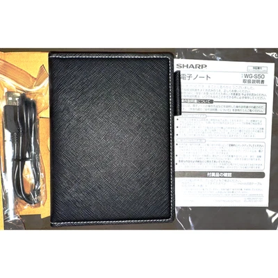 Sharp WG-S50 Electronic Notebook Digital Memo Pad Black Japanese Model Japan New - Image 1 of 4
