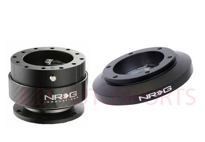 NRG Steering Wheel Adapter & Quick Release 96-01 Audi A4 A6 A8 99-04 VW Golf MK4 - Image 1 of 4