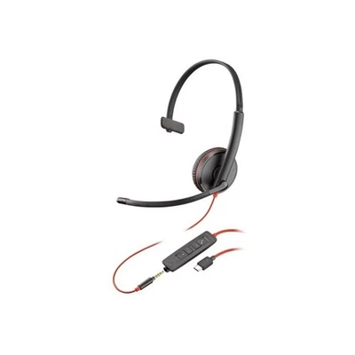 Plantronics Blackwire C3215 USB-C + jack 3,5mm Mono Headset 209750-201 - Bild 1 von 3