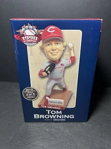 Neu im Karton Tom Browning Wackelkopf Cincinnati Reds Hall of Fame 2015 "Mr. Top" - Bild 1 von 10