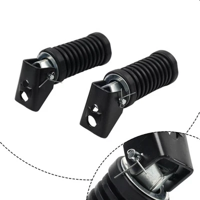 Motorcycle Pit Dirt Bike Folding Foot Pegs Rear Set Pedals Passenger Footrest - Image 1 of 4