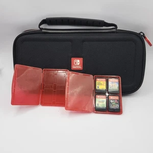 Nintendo Switch Games And Case Untested  - Picture 1 of 7