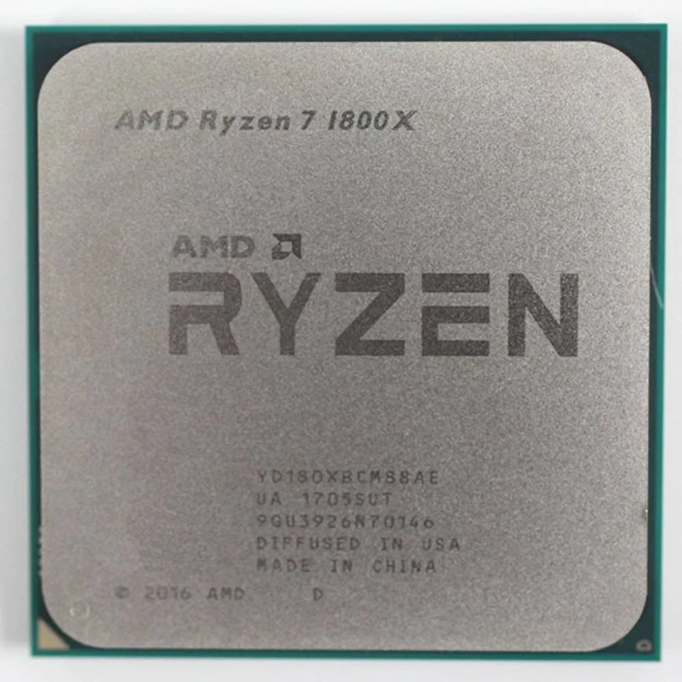 AMD Ryzen 7 1800X CPU 3.6GHz Socket AM4 95W Processor - Image 1 of 1
