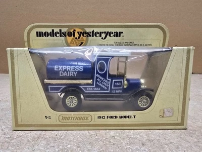 Modelos de Antaño Y3 - Ford Modelo T Tanker 1912 - Express Dairy Foto 1 de 2