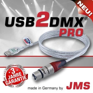 USB2DMX PRO JMS USB Controller Interface 512 DMX channels 3 years warranty - Picture 1 of 5